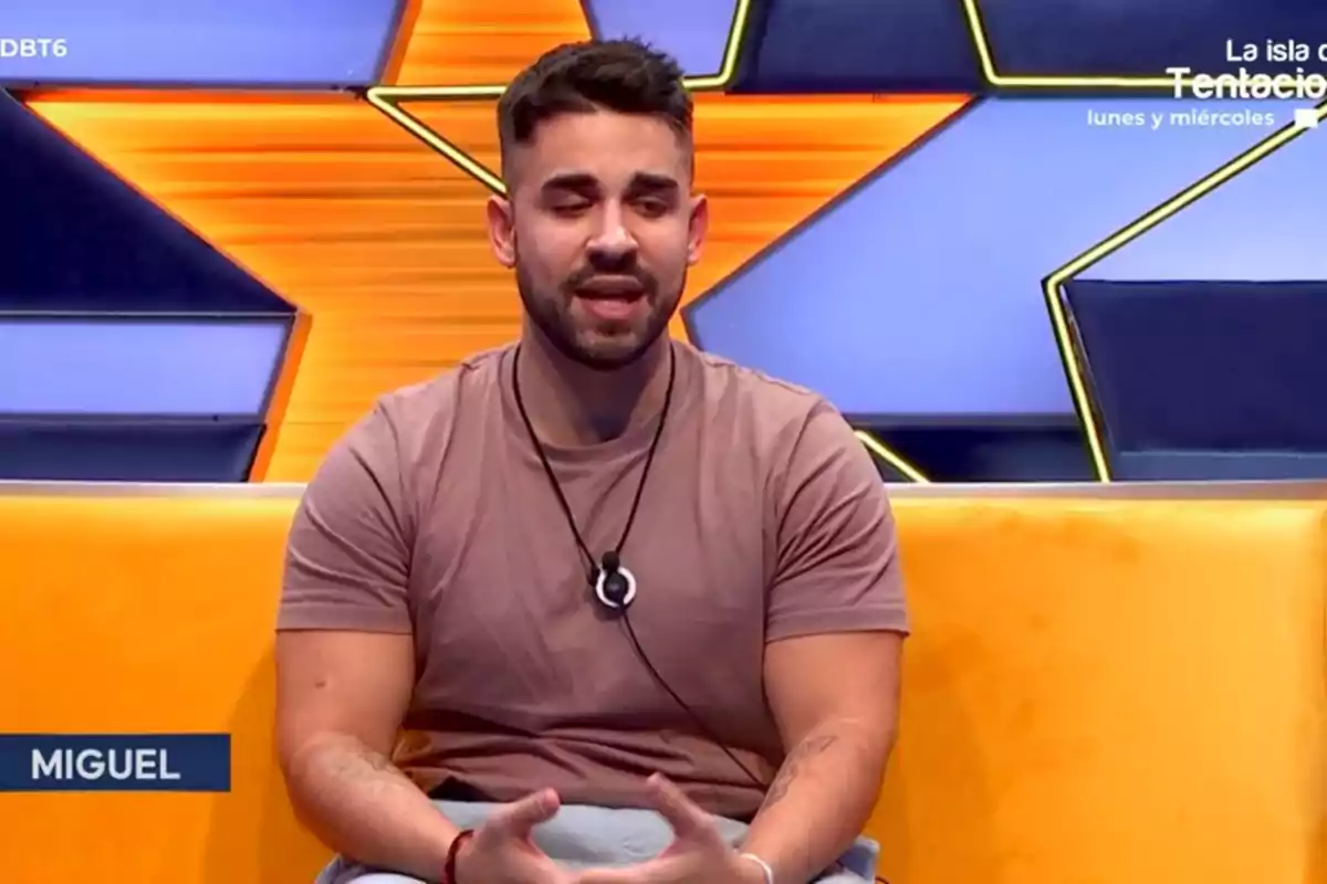 Miguel Frigenti en el confesionario de 'GH DÚO'