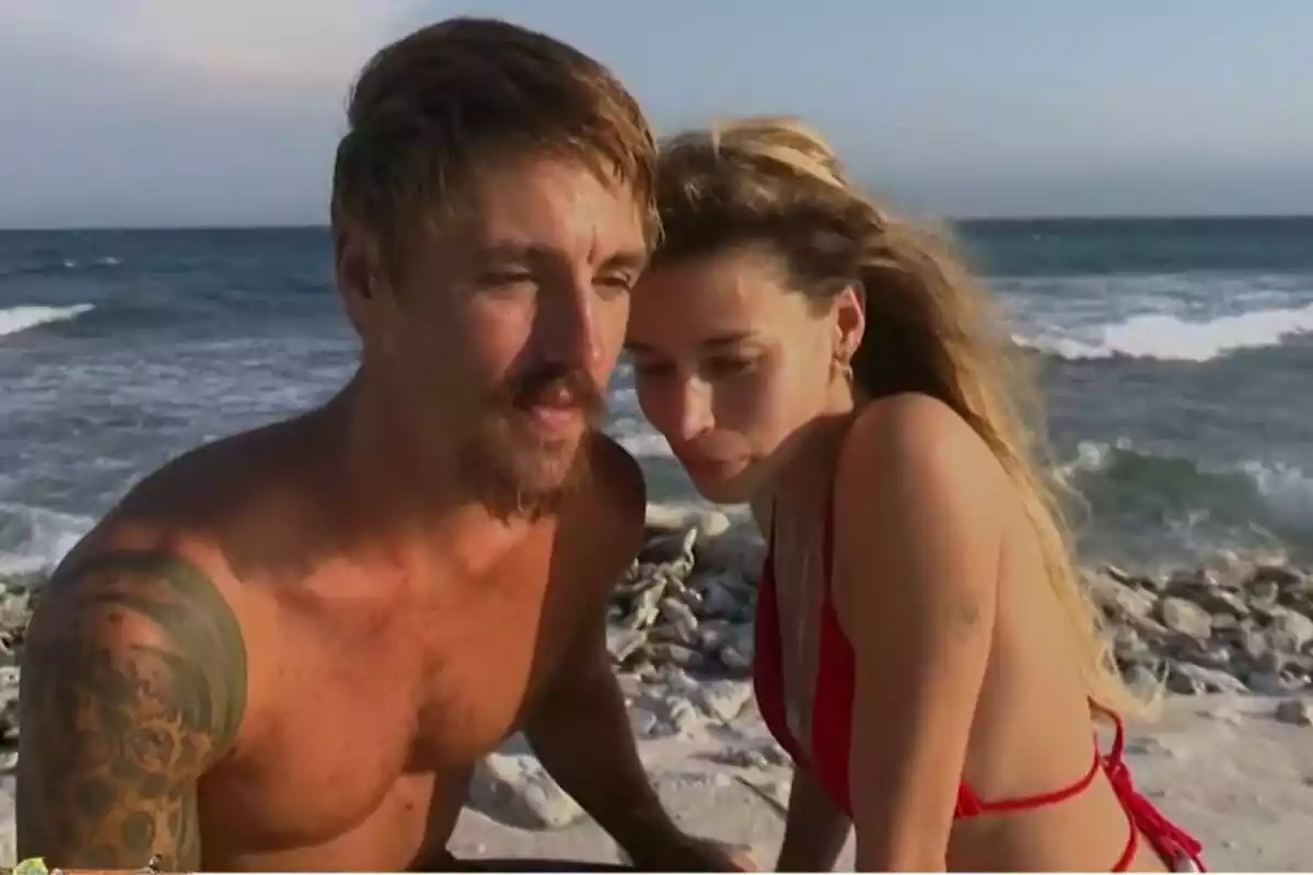 Captura de Gorka Ibarguren con su novia Andrea en su reencuentro en Supervivientes Captura de Gorka Ibarguren con su novia Andrea en su reencuentro en Supervivientes