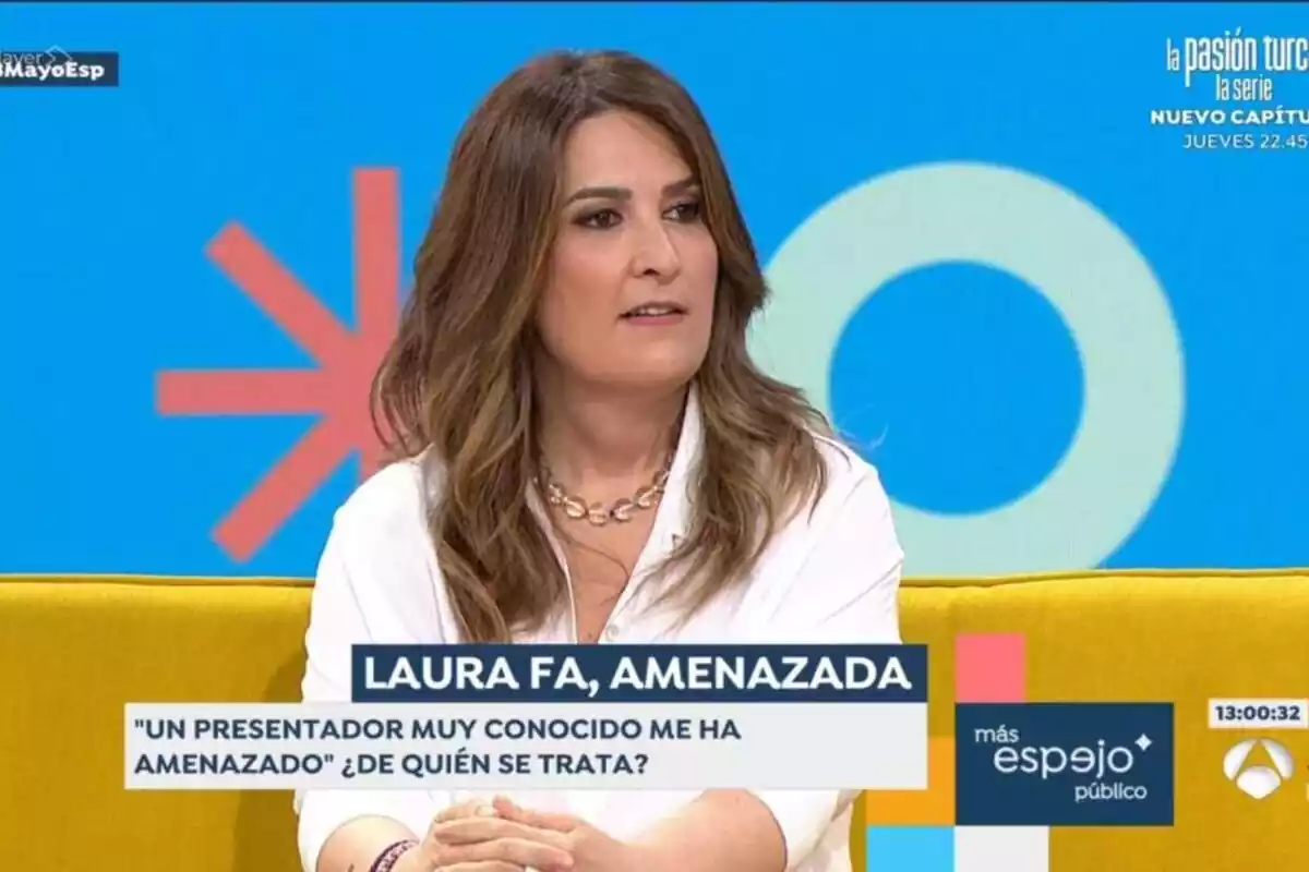Imagen de Laura Fa en el programa 'Espejo público' de Antena 3 Imagen de Laura Fa en el programa 'Espejo público' de Antena 3