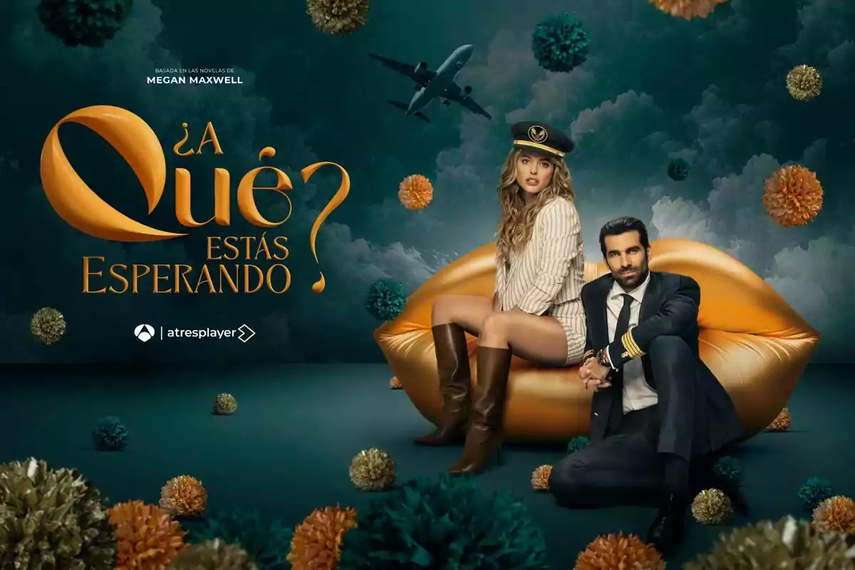 Captura de la imatge promocional d''A Qué Estás Esperando' amb Adriana Torrebejano i Rubén Cortada Captura de la imatge promocional d''A Qué Estás Esperando' amb Adriana Torrebejano i Rubén Cortada
