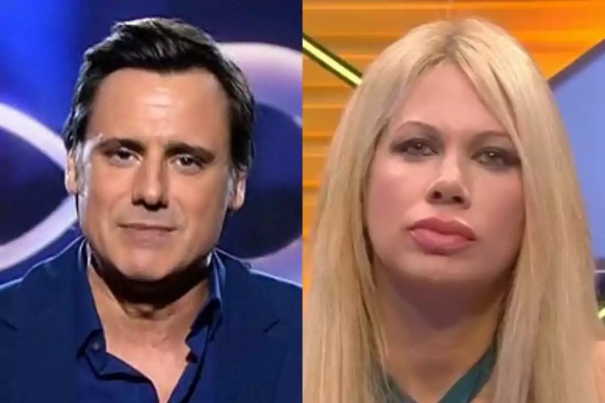 Ion Aramendi i Vanessa Bouza a GH DÚO, una amb cabell fosc i una altra amb cabell ros.
