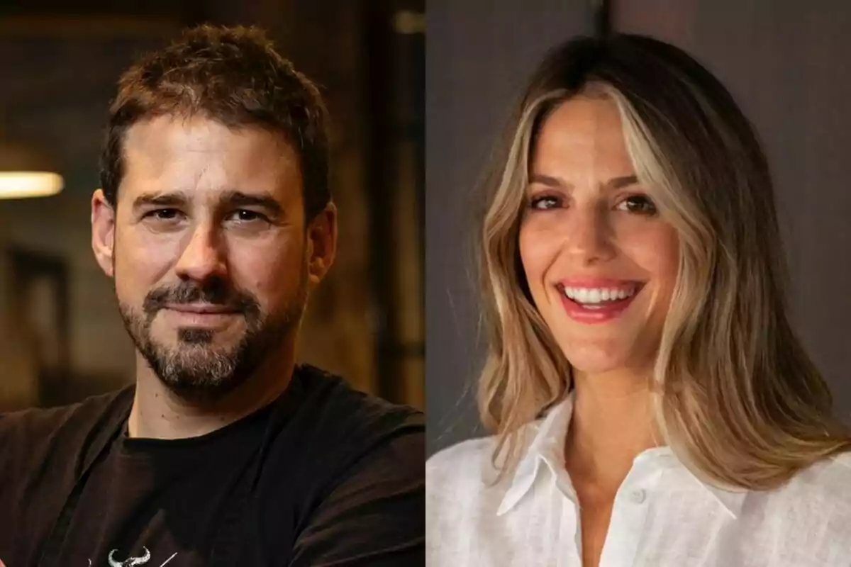 Montaje de unos primeros planos de Javi Estévez a la izquierda y Marta Verona a la derecha como jurado de El Gran Premio de la Cocina Montaje de unos primeros planos de Javi Estévez a la izquierda y Marta Verona a la derecha como jurado de El Gran Premio de la Cocina