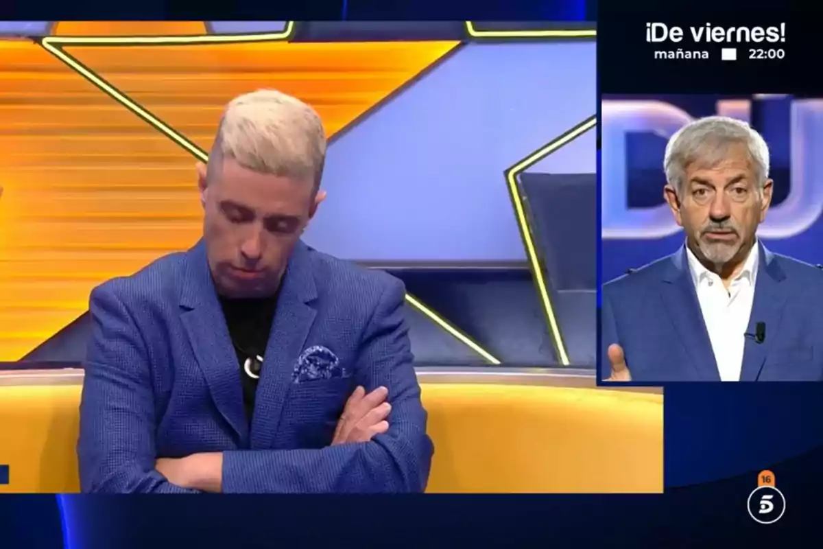 Javi Mouzo habla con Carlos Sobera sobre su abandono en 'GH DÚO'