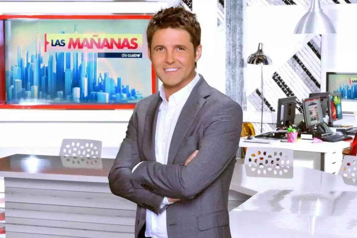 Jesús Cintora como presentador de Las Mañanas de Cuatro