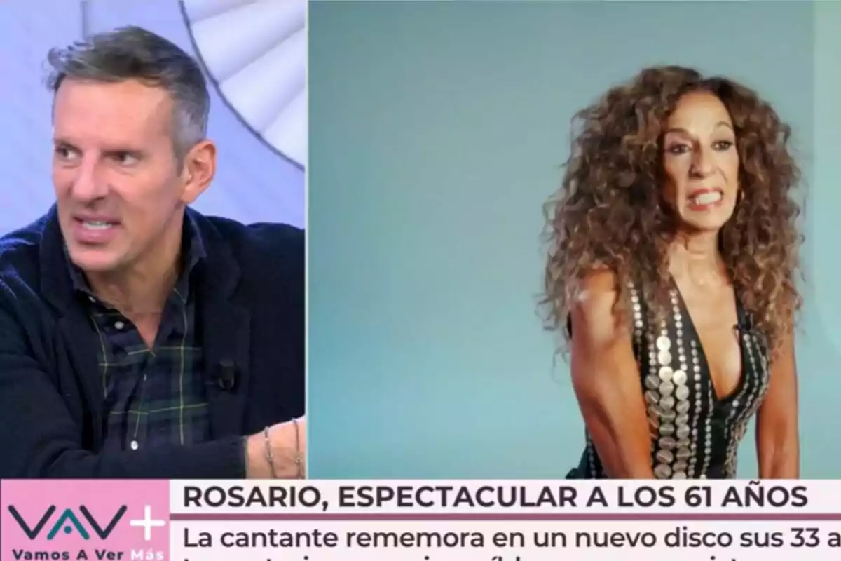 Joaquín Prat y Rosario Flores aparecen en un programa de televisión llamado Joaquín Prat y Rosario Flores aparecen en un programa de televisión llamado