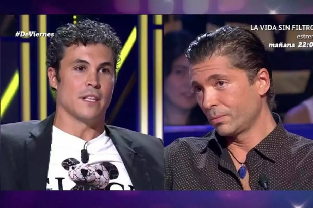 Captura del cara a cara entre Kiko Jiménez y Ángel Cristo JR en De Viernes Captura del cara a cara entre Kiko Jiménez y Ángel Cristo JR en De Viernes