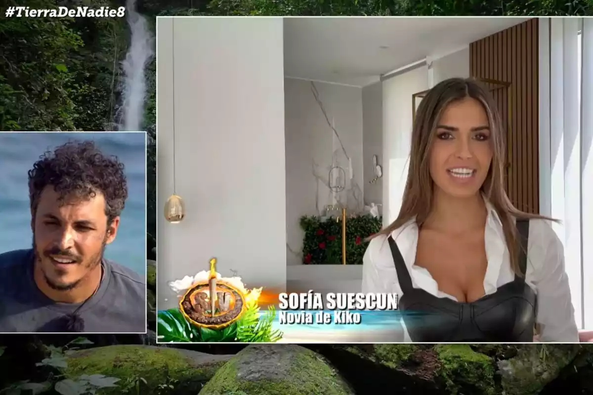 Captura de Kiko Jiménez en Supervivientes viendo el mensaje de Sofía Suescun Captura de Kiko Jiménez en Supervivientes viendo el mensaje de Sofía Suescun