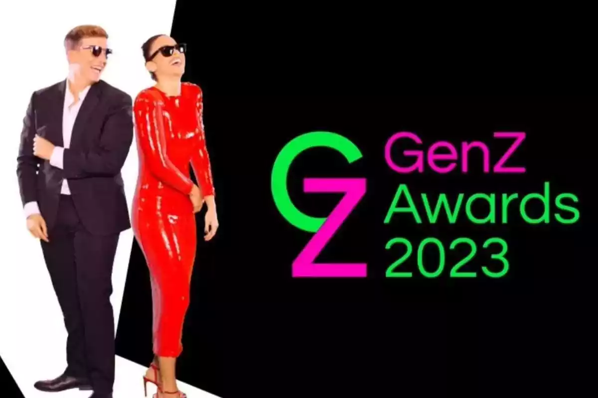 Captura de Lara Álvarez y Xuso Jones en la promo de GenZ Awards Captura de Lara Álvarez y Xuso Jones en la promo de GenZ Awards