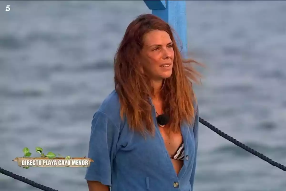 Plano corto de Laura Matamoros con rostro de pena en 'Supervivientes 2024' Plano corto de Laura Matamoros con rostro de pena en 'Supervivientes 2024'