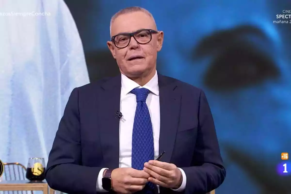 Captura de Jordi González en el especial de Lazos de Sangre de La 1 Captura de Jordi González en el especial de Lazos de Sangre de La 1