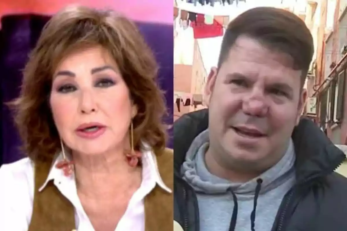Dues persones en una imatge dividida, Ana Rosa Quintana a TardeAR a l'esquerra i Lucas González a la dreta, tots dos mirant cap a la càmera.