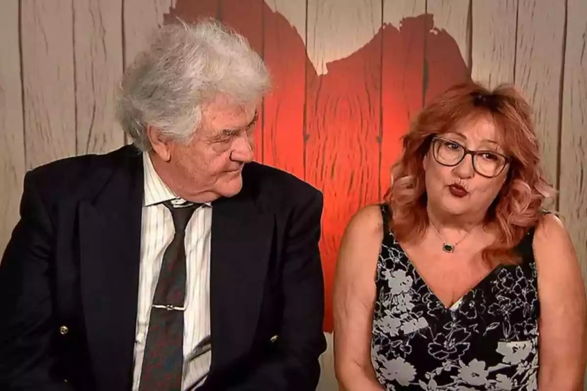 Captura de Juan Luis y Luisa en su cita en First Dates de Cuatro Captura de Juan Luis y Luisa en su cita en First Dates de Cuatro
