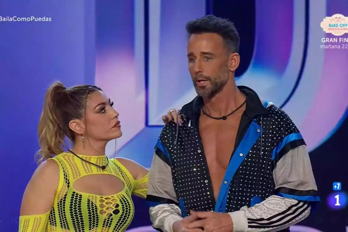 Álvaro y María, despidiéndose tras la expulsión de la bailarina Álvaro y María, despidiéndose tras la expulsión de la bailarina