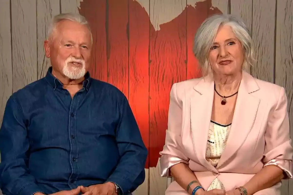 Captura de Marino y Manuela en su cita de First Dates Captura de Marino y Manuela en su cita de First Dates