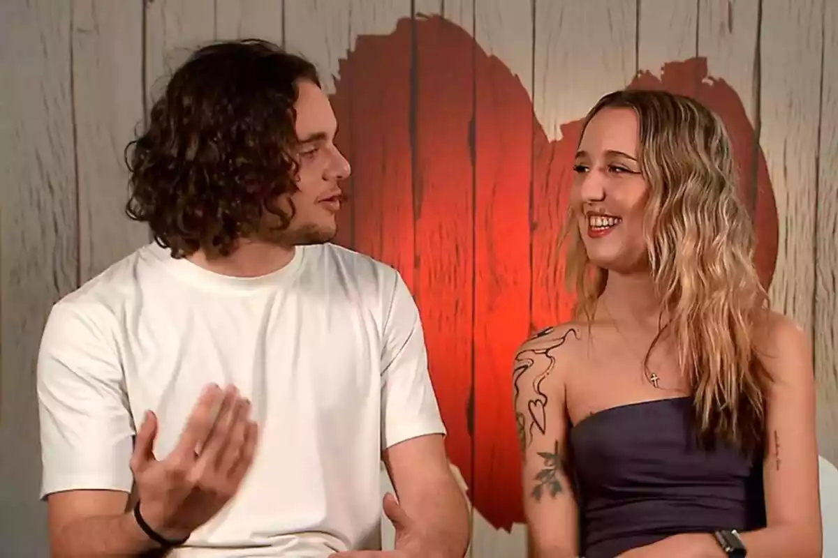 Captura de Martí y Paula en su cita de First Dates en Cuatro Captura de Martí y Paula en su cita de First Dates en Cuatro