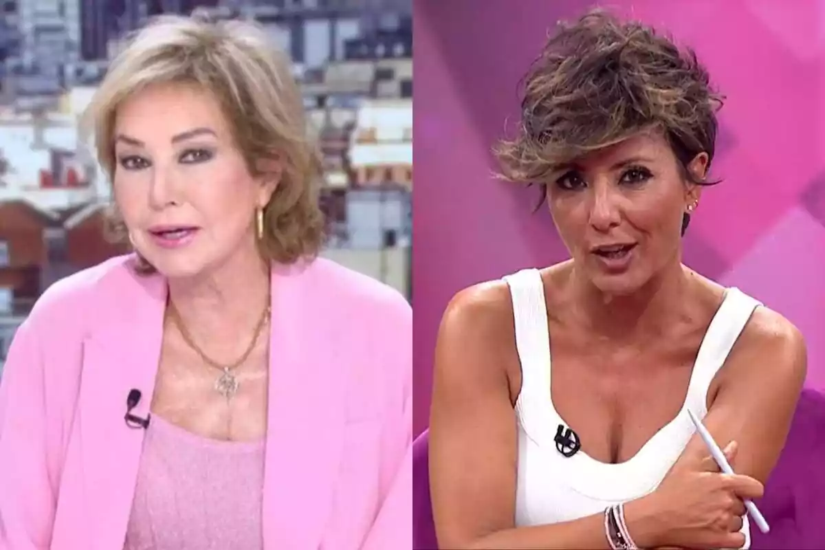 Muntatge d'Ana Rosa Quintana a Tardear i Sonsoles Ónega a I ara Sonsoles aquest dimarts 19 de setembre Muntatge d'Ana Rosa Quintana a Tardear i Sonsoles Ónega a I ara Sonsoles aquest dimarts 19 de setembre