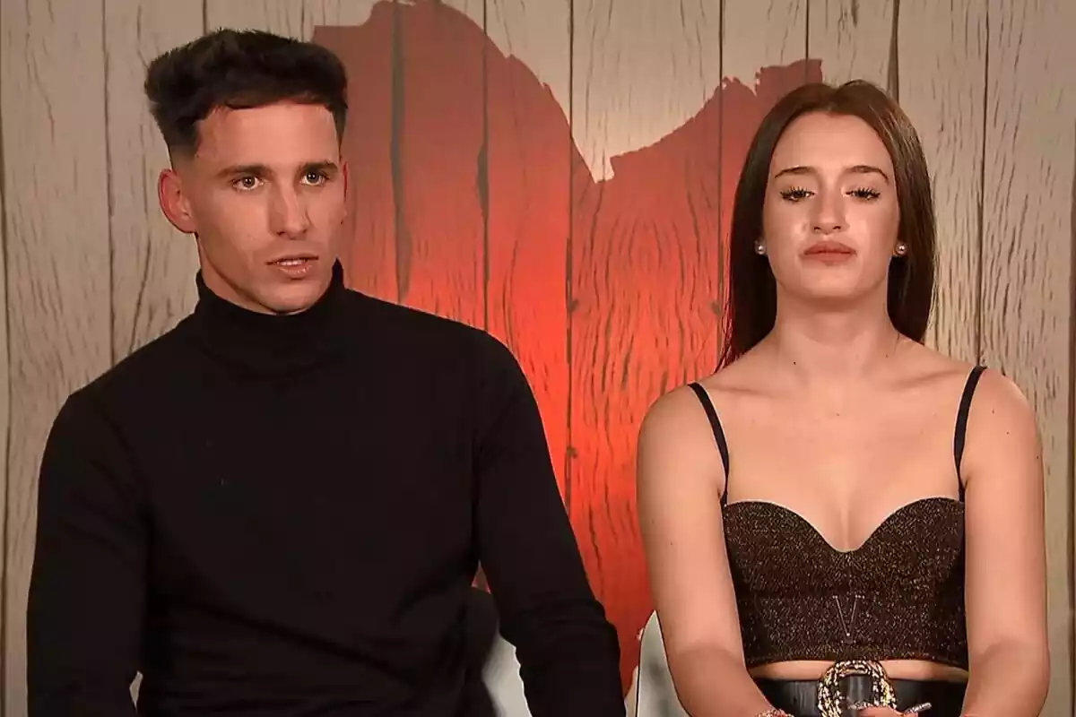 Captura de Nacho y Nerea en su cita en First Dates Captura de Nacho y Nerea en su cita en First Dates