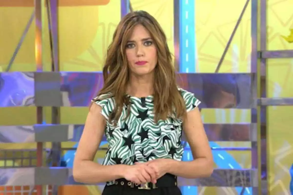 Nuria Marín seria en Sálvame Nuria Marín seria en Sálvame