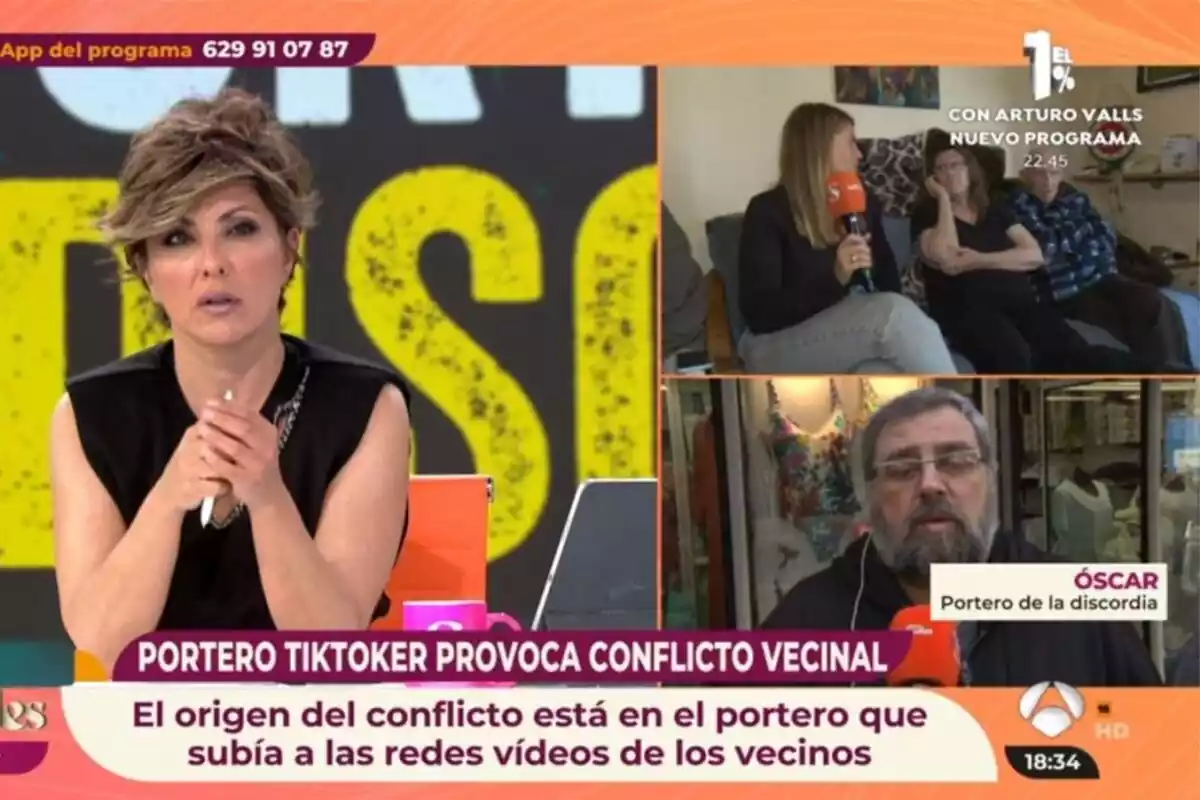 Captura de Sonsoles Ónega hablando con un polémico invitado en Y ahora Sonsoles de Antena 3 Captura de Sonsoles Ónega hablando con un polémico invitado en Y ahora Sonsoles de Antena 3