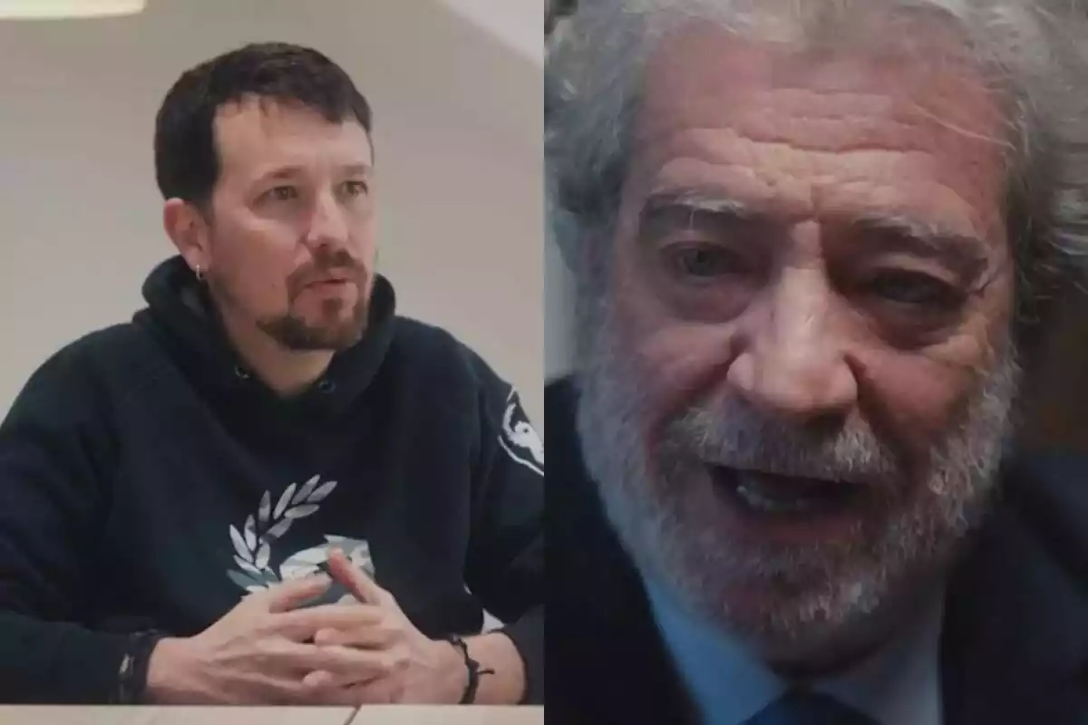 Montaje de Miguel Ángel Rodríguez y Pablo Iglesias como protagonistas de Otro Enfoque de Cuatro Montaje de Miguel Ángel Rodríguez y Pablo Iglesias como protagonistas de Otro Enfoque de Cuatro