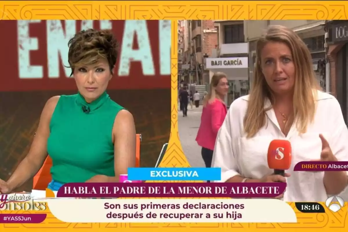 Captura de Sonsoles Ónega en Y ahora Sonsoles con la reportera Pepa Romero Captura de Sonsoles Ónega en Y ahora Sonsoles con la reportera Pepa Romero