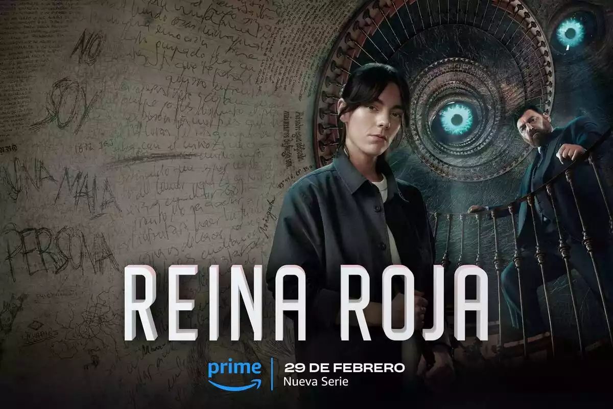 Cartel de Reina Roja con Vicky Luengo y Hovik Keuchkerian en Prime Video Cartel de Reina Roja con Vicky Luengo y Hovik Keuchkerian en Prime Video