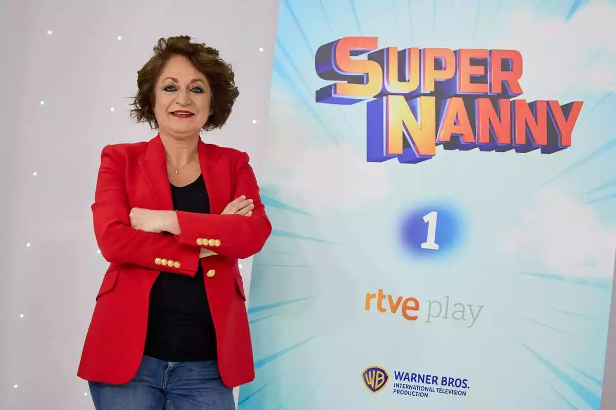 Fotografía de Rocío Ramos-Paúl en la presentación de Supernanny en La 1 Fotografía de Rocío Ramos-Paúl en la presentación de Supernanny en La 1