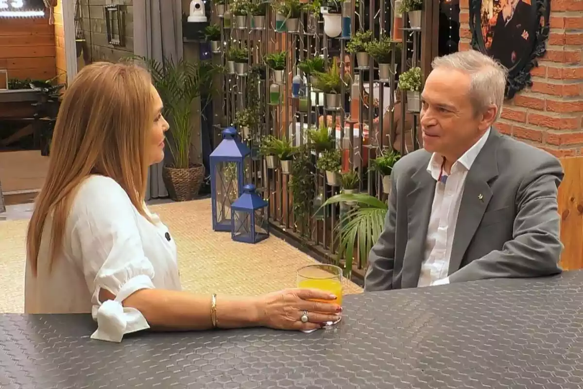 Captura de Rosa y Fernando en su cita en First Dates Captura de Rosa y Fernando en su cita en First Dates