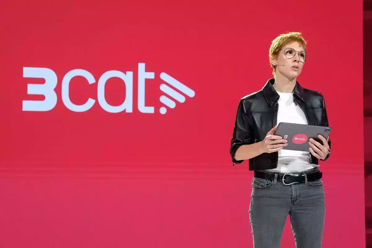 Rosa Romà a la presentació de la plataforma 3Cat Rosa Romà a la presentació de la plataforma 3Cat