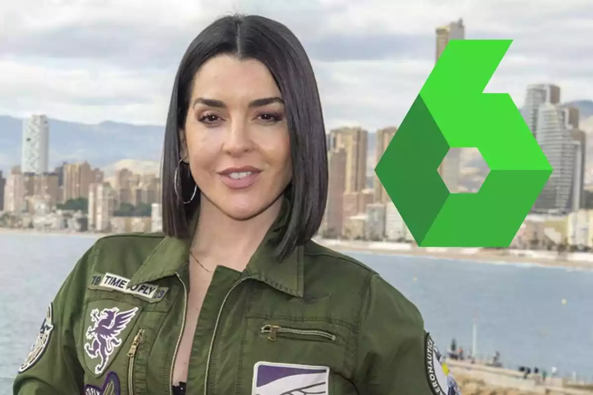 Montaje de Ruth Lorenzo en Benidorm con el logo de laSexta Montaje de Ruth Lorenzo en Benidorm con el logo de laSexta