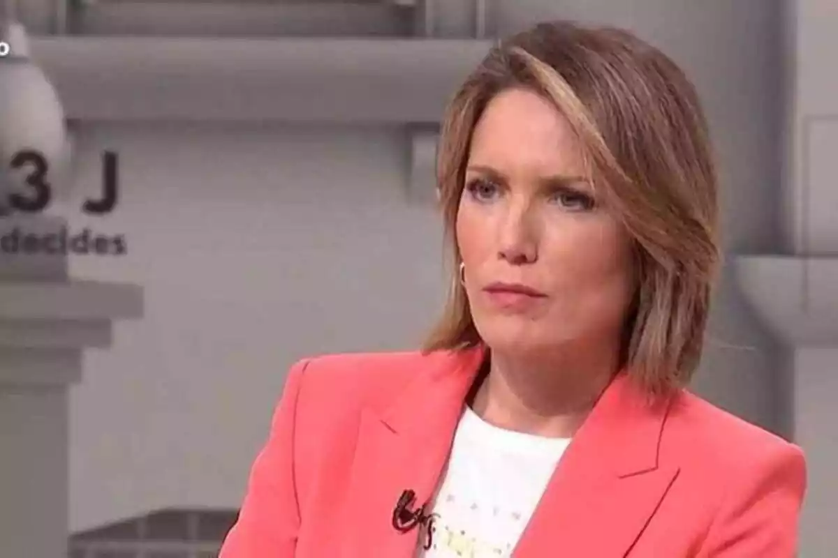 Silvia Intxaurrondo seria en La Hora de La 1 Silvia Intxaurrondo seria en La Hora de La 1