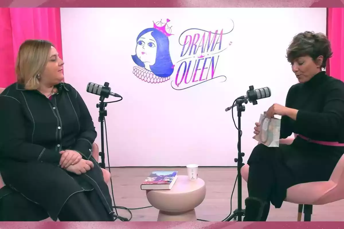 Captura de Sonsoles Ónega en el podcast Drama Queen de Pilar Vidal Captura de Sonsoles Ónega en el podcast Drama Queen de Pilar Vidal