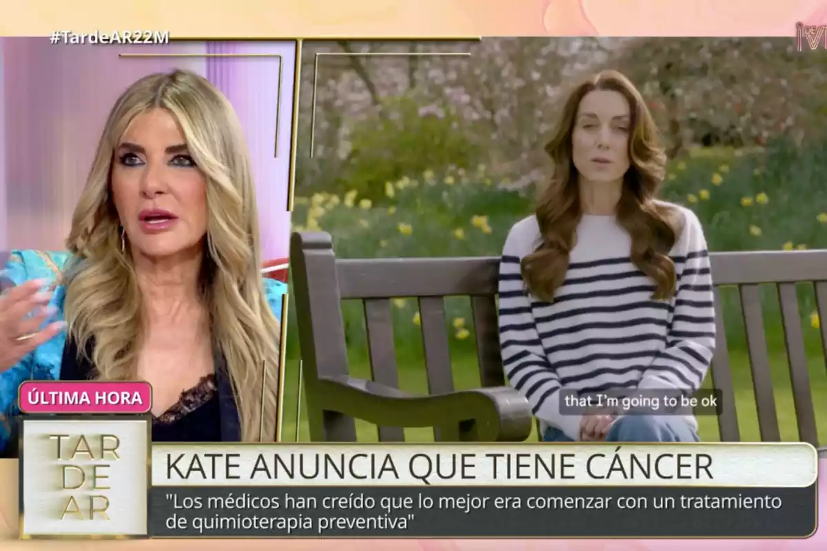 Periodista de TardeAR comentando el anuncio de Kate Middleton de que tiene cáncer Periodista de TardeAR comentando el anuncio de Kate Middleton de que tiene cáncer