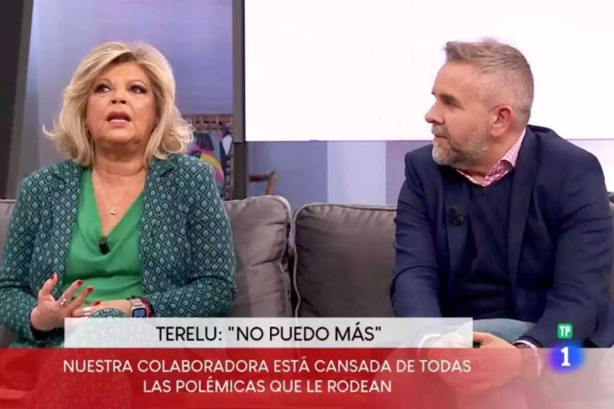 Captura de Terelu Campos como colaboradora de D Corazón Captura de Terelu Campos como colaboradora de D Corazón