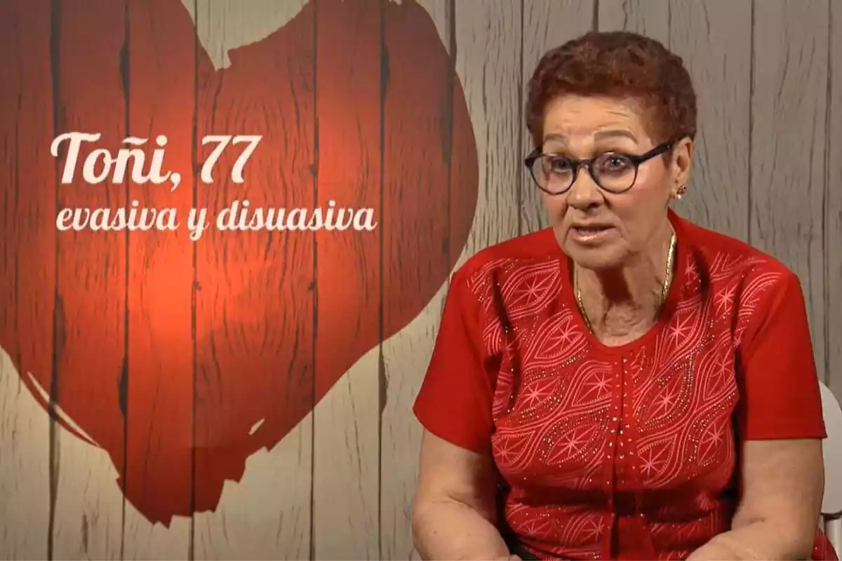 Captura de Toñi en su cita de First Dates de Cuatro Captura de Toñi en su cita de First Dates de Cuatro