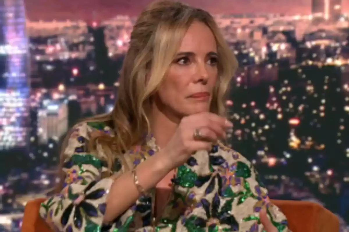 Paula Vázquez en una entrevista en TV3
