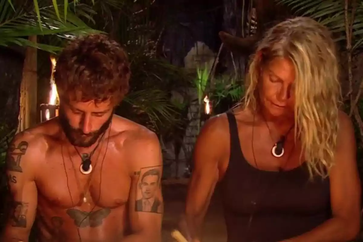 Makoke y Pelayo Díaz nominando en 'Supervivientes' Makoke y Pelayo Díaz nominando en 'Supervivientes'