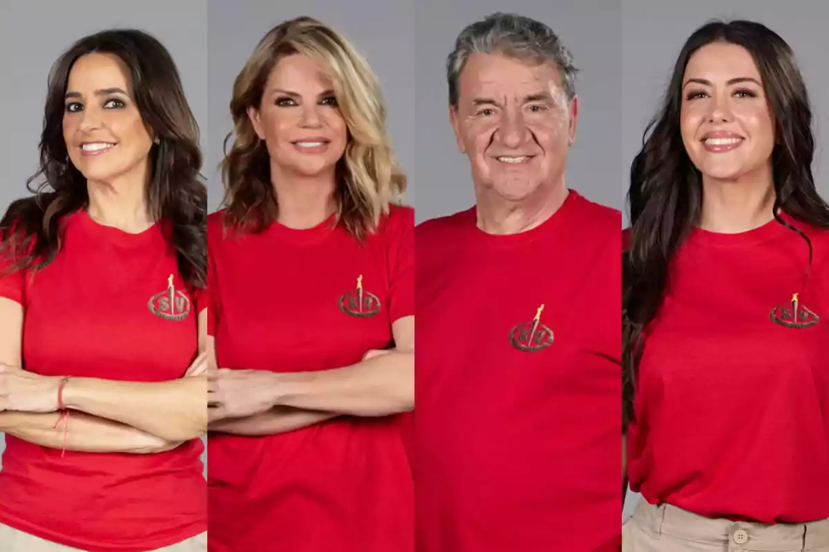 Los cuatro nominados de 'Supervivientes'