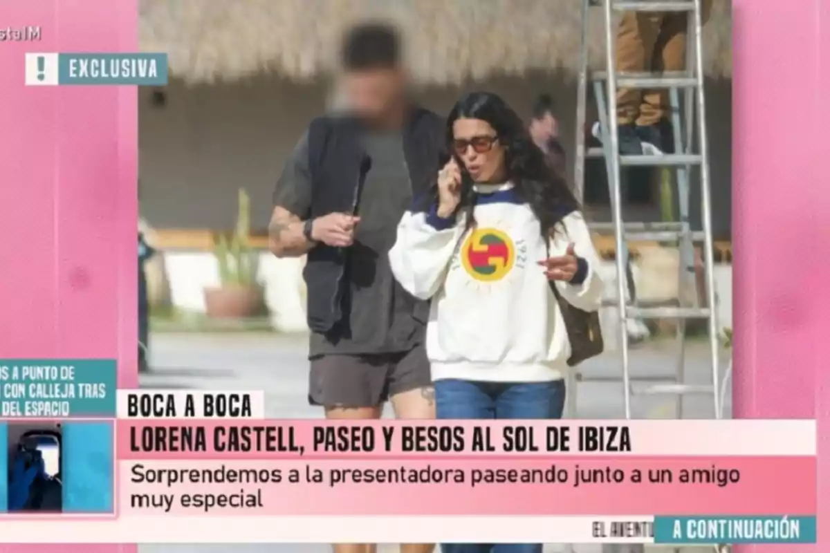 Lorena Castell pillada de escapa romántica por 'Fiesta' Lorena Castell pillada de escapa romántica por 'Fiesta'