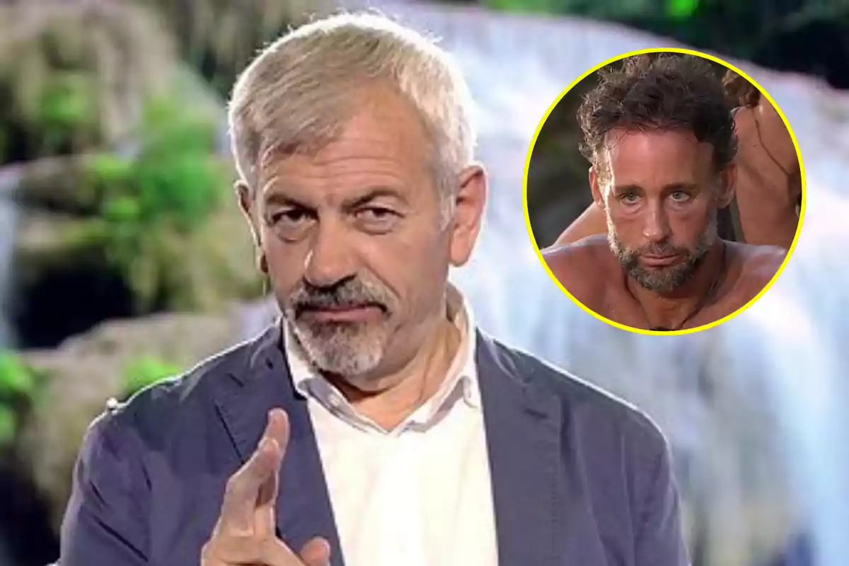 Carlos Sobera señala a Álvaro Muñoz Escassi en 'Supervivientes'