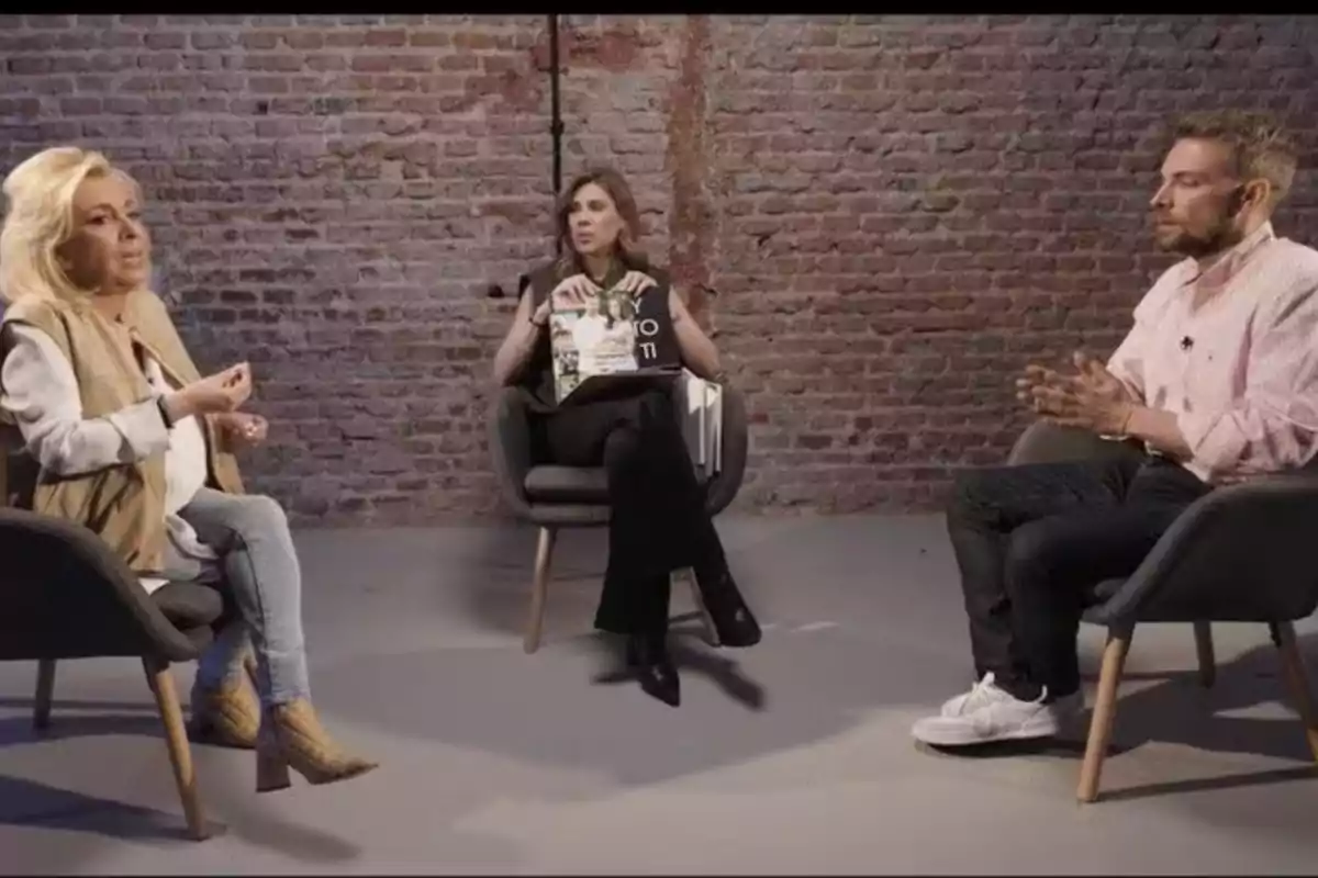 Cara a cara entre Carmen Borrego i el seu fill Cara a cara entre Carmen Borrego i el seu fill