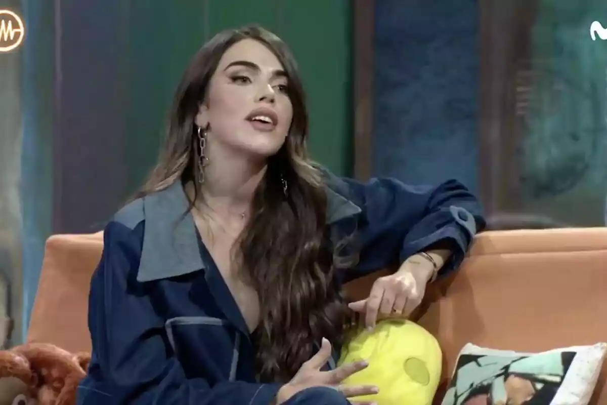 Captura de Violeta Mangriñán como invitada de La Resistencia en Movistar Plus+ Captura de Violeta Mangriñán como invitada de La Resistencia en Movistar Plus+