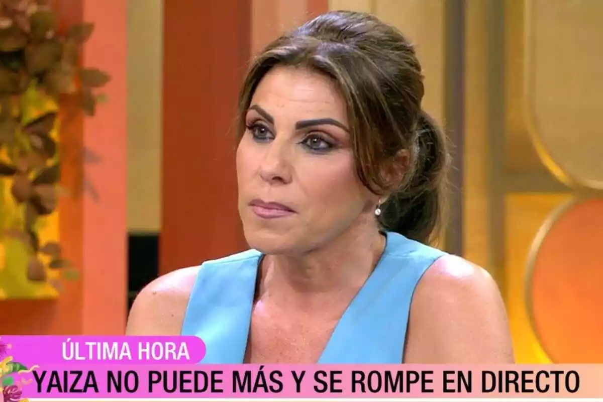 Yaiza Martín hablando en 'Fiesta', el sábado 27 de mayo de 2023